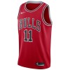 Chicago Bulls Demar Derozan 11 Nike 2022-23 Icon Edition Punainen Miesten Pelipaidat Swingman